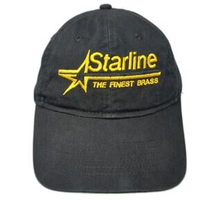 KC Caps Starline The Finest Brass Team Hat Baseball Cap Black One Size Cotton